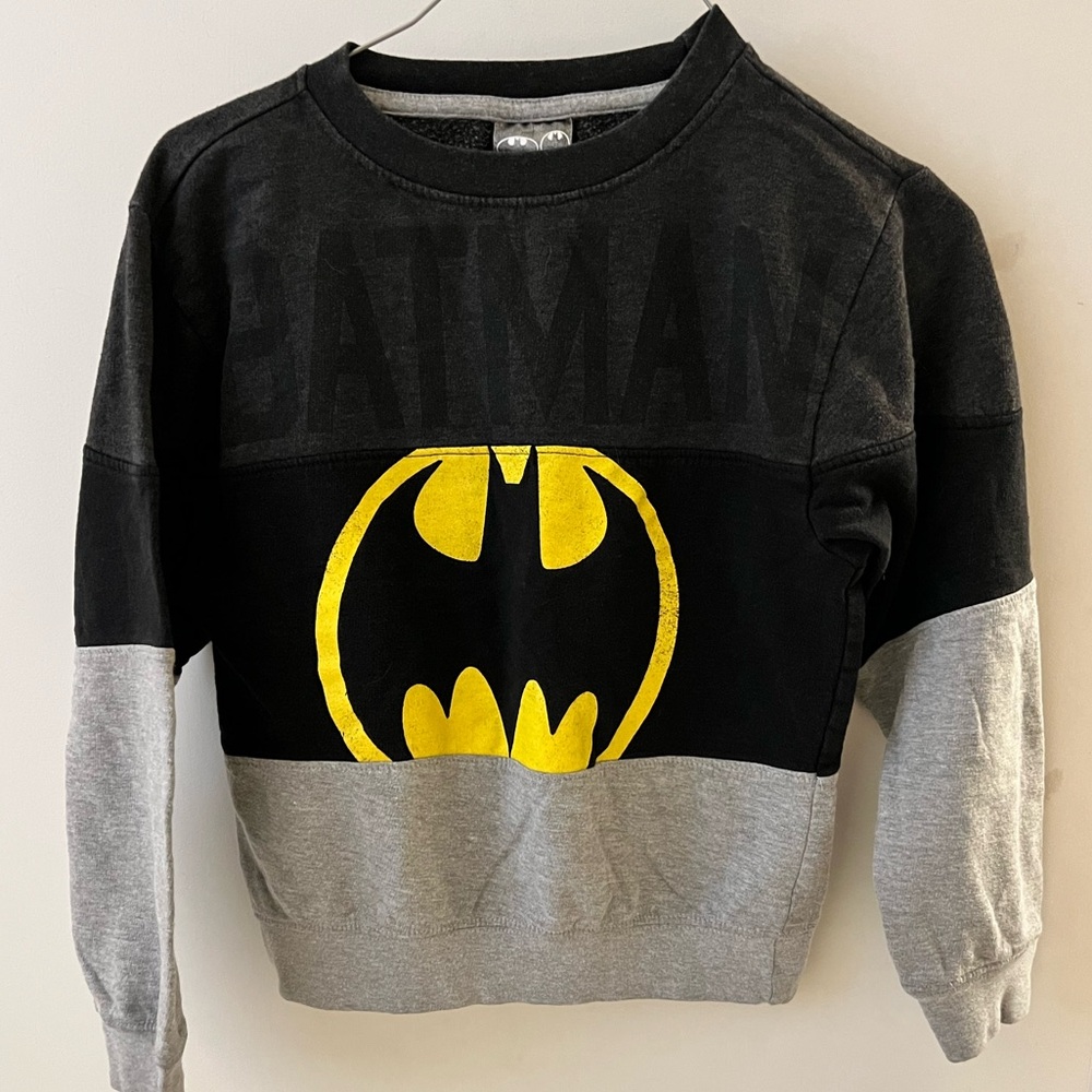DC Comics Batman Black and Gray Shirt